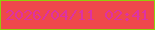文字の大きさ：1、枠の色：91cd0b、背景の色：ef474c、文字の色：dd32a3 無料ブログパーツのブログ時計