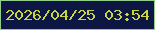 文字の大きさ：3、枠の色：91ce8a、背景の色：0e1743、文字の色：cad641 無料ブログパーツのブログ時計