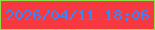 文字の大きさ：2、枠の色：91dd47、背景の色：f63840、文字の色：3487fd 無料ブログパーツのブログ時計