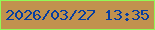 文字の大きさ：4、枠の色：91fa56、背景の色：c1924e、文字の色：063da1 無料ブログパーツのブログ時計