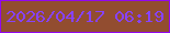文字の大きさ：2、枠の色：9207f0、背景の色：924d30、文字の色：8742fd 無料ブログパーツのブログ時計