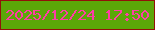 文字の大きさ：5、枠の色：921108、背景の色：5ba708、文字の色：ff3da6 無料ブログパーツのブログ時計