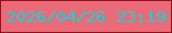 文字の大きさ：2、枠の色：92151d、背景の色：ea6b77、文字の色：10d5d8 無料ブログパーツのブログ時計