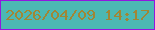 文字の大きさ：2、枠の色：9216df、背景の色：4cb8b3、文字の色：a18635 無料ブログパーツのブログ時計