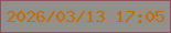文字の大きさ：5、枠の色：924e62、背景の色：93908c、文字の色：c46b03 無料ブログパーツのブログ時計