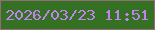 文字の大きさ：4、枠の色：926c76、背景の色：347122、文字の色：c382ef 無料ブログパーツのブログ時計