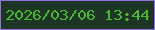 文字の大きさ：2、枠の色：9271e2、背景の色：1d3524、文字の色：4cb736 無料ブログパーツのブログ時計