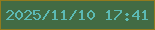 文字の大きさ：4、枠の色：927a1d、背景の色：426b44、文字の色：5cbab4 無料ブログパーツのブログ時計
