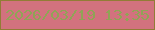 文字の大きさ：1、枠の色：927c36、背景の色：d2727e、文字の色：90a456 無料ブログパーツのブログ時計