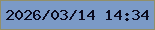 文字の大きさ：4、枠の色：928f69、背景の色：7b9ac7、文字の色：0a0a1e 無料ブログパーツのブログ時計