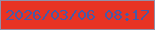 文字の大きさ：3、枠の色：9290a8、背景の色：e83323、文字の色：485aa7 無料ブログパーツのブログ時計