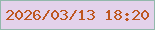 文字の大きさ：1、枠の色：92b8ac、背景の色：e3d2eb、文字の色：be5620 無料ブログパーツのブログ時計