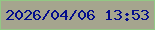 文字の大きさ：3、枠の色：92c884、背景の色：a5a58e、文字の色：030c8c 無料ブログパーツのブログ時計
