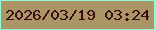 文字の大きさ：4、枠の色：92fbd8、背景の色：aa9566、文字の色：3b0d13 無料ブログパーツのブログ時計