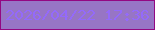 文字の大きさ：3、枠の色：930882、背景の色：9775c5、文字の色：946afa 無料ブログパーツのブログ時計