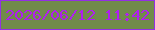 文字の大きさ：1、枠の色：932fe5、背景の色：718b4b、文字の色：b01ff0 無料ブログパーツのブログ時計