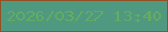 文字の大きさ：3、枠の色：935023、背景の色：509981、文字の色：66ab62 無料ブログパーツのブログ時計