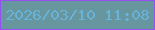 文字の大きさ：5、枠の色：9352f0、背景の色：68969f、文字の色：68b3d9 無料ブログパーツのブログ時計