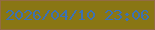 文字の大きさ：2、枠の色：936b44、背景の色：897614、文字の色：3c71b3 無料ブログパーツのブログ時計