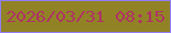 文字の大きさ：5、枠の色：937df8、背景の色：918325、文字の色：af3266 無料ブログパーツのブログ時計