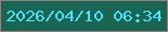 文字の大きさ：1、枠の色：938281、背景の色：1a6655、文字の色：4ddffb 無料ブログパーツのブログ時計