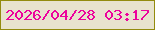 文字の大きさ：2、枠の色：938b0d、背景の色：e8e3cd、文字の色：ec049c 無料ブログパーツのブログ時計