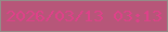 文字の大きさ：5、枠の色：938c88、背景の色：b75679、文字の色：df418a 無料ブログパーツのブログ時計