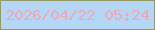 文字の大きさ：2、枠の色：939a66、背景の色：b4d7f6、文字の色：eda8b9 無料ブログパーツのブログ時計