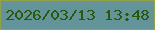 文字の大きさ：4、枠の色：93a148、背景の色：62949a、文字の色：2c580c 無料ブログパーツのブログ時計