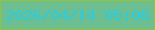 文字の大きさ：2、枠の色：93c339、背景の色：6dbf92、文字の色：26cde4 無料ブログパーツのブログ時計