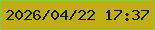 文字の大きさ：1、枠の色：93c534、背景の色：bfad1a、文字の色：0f1e38 無料ブログパーツのブログ時計