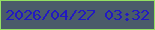 文字の大きさ：3、枠の色：93e063、背景の色：4a5b6a、文字の色：2219c2 無料ブログパーツのブログ時計