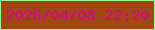 文字の大きさ：1、枠の色：93f89f、背景の色：9f4611、文字の色：dd028c 無料ブログパーツのブログ時計
