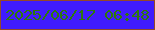 文字の大きさ：1、枠の色：944828、背景の色：401bfd、文字の色：2e780c 無料ブログパーツのブログ時計