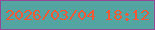 文字の大きさ：3、枠の色：944899、背景の色：54a5a1、文字の色：f15a39 無料ブログパーツのブログ時計