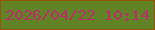 文字の大きさ：3、枠の色：945508、背景の色：628226、文字の色：b83068 無料ブログパーツのブログ時計