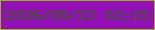 文字の大きさ：1、枠の色：94b419、背景の色：9310b7、文字の色：3f5d20 無料ブログパーツのブログ時計