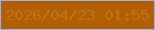 文字の大きさ：5、枠の色：94b5fd、背景の色：b15f01、文字の色：bd7517 無料ブログパーツのブログ時計