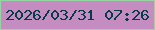 文字の大きさ：1、枠の色：94d5a1、背景の色：c58cc1、文字の色：063c46 無料ブログパーツのブログ時計