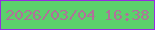 文字の大きさ：4、枠の色：952de1、背景の色：5cd16c、文字の色：b0719a 無料ブログパーツのブログ時計