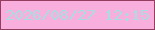 文字の大きさ：4、枠の色：953d5f、背景の色：f8afde、文字の色：a9dddf 無料ブログパーツのブログ時計