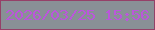 文字の大きさ：1、枠の色：954068、背景の色：899096、文字の色：bb56db 無料ブログパーツのブログ時計