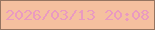 文字の大きさ：2、枠の色：957460、背景の色：f5c09f、文字の色：ea9ac0 無料ブログパーツのブログ時計