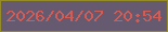 文字の大きさ：1、枠の色：958c25、背景の色：665a70、文字の色：d35d54 無料ブログパーツのブログ時計