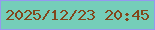 文字の大きさ：4、枠の色：9599ef、背景の色：75ceb9、文字の色：82471c 無料ブログパーツのブログ時計