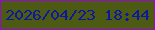 文字の大きさ：1、枠の色：960ad0、背景の色：4d5a14、文字の色：0d199c 無料ブログパーツのブログ時計