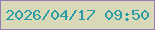 文字の大きさ：4、枠の色：9679b6、背景の色：d9d8b7、文字の色：2a9ca8 無料ブログパーツのブログ時計