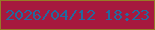 文字の大きさ：1、枠の色：967b26、背景の色：a6193e、文字の色：226a9f 無料ブログパーツのブログ時計
