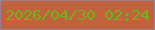 文字の大きさ：4、枠の色：968092、背景の色：c0633c、文字の色：6eb51b 無料ブログパーツのブログ時計