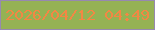 文字の大きさ：4、枠の色：9689b0、背景の色：95b254、文字の色：f38744 無料ブログパーツのブログ時計